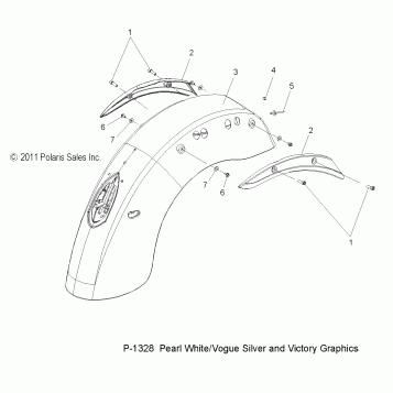 BODY, FENDER, REAR - V12CB36NP/NPC/NPA (49VICFENDERRR11KP)