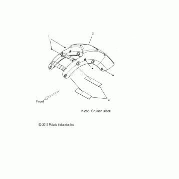 BODY, FENDER, REAR - V16DA36 ALL OPTIONS (49VICFENDERRR15CC8)