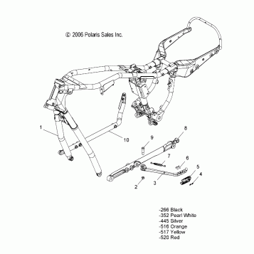 CHASSIS, FRAME, MAIN - V07XB26/BC26 ALL OPTIONS (49VICFRAME07JACK)