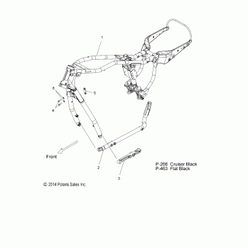 CHASSIS, FRAME - V10HB36DD/HS36DC/BB26DA ALL OPTIONS (49VICFRAME10HMR)
