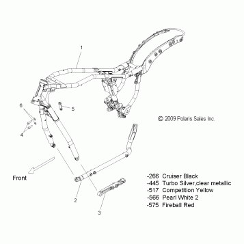 CHASSIS, FRAME - V10AB26/LB26 ALL OPTIONS (49VICFRAME10VEGAS)