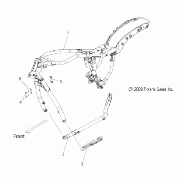 CHASSIS, FRAME - V10CB26/PB26 ALL OPTIONS (49VICFRAME10VGS)