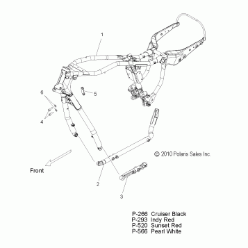 CHASSIS, FRAME - V11XB36 ALL OPTIONS (49VICFRAME11JP)