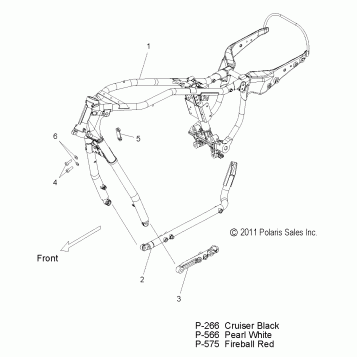 CHASSIS, FRAME - V12XB36 ALL OPTIONS (49VICFRAME12JP)