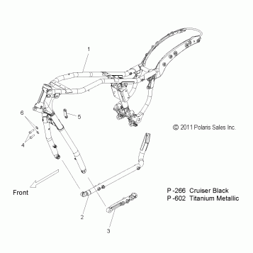 CHASSIS, FRAME - V12GB36/GA36/ZB36 ALL OPTIONS (49VICFRAME12VGS)