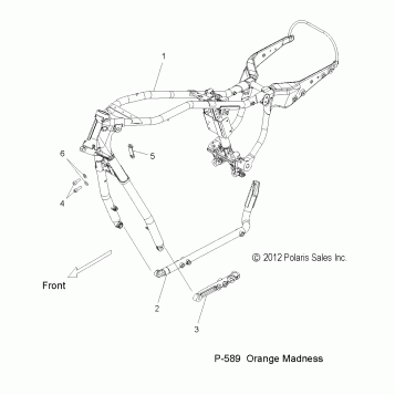 CHASSIS, FRAME - V13XB36 ALL OPTIONS (49VICFRAME13JP)