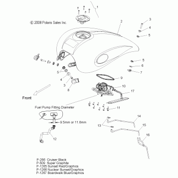 BODY, FUEL TANK - V09HB36/HS36 ALL OPTIONS (49VICFUEL09HMR)