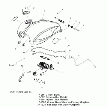 FUEL SYSTEM, FUEL TANK - V12BW36/EW36 ALL OPTIONS (49VICFUEL12CR)