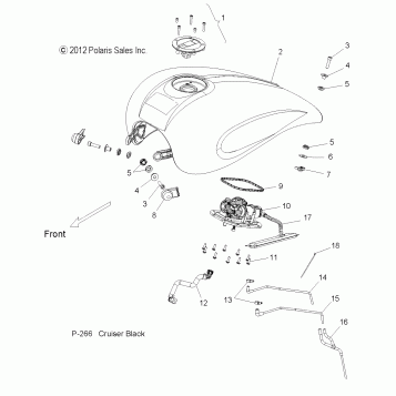 BODY, FUEL TANK ASM. - V15GA36NA/NAA/NAC/EA (49VICFUEL13VGS)