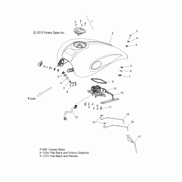 BODY, FUEL TANK - V14WB36 ALL OPTIONS (49VICFUEL14HB)