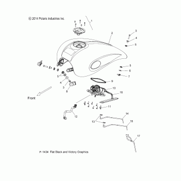 BODY, FUEL TANK - V15WB36/WW36 ALL OPTIONS (49VICFUEL15HB)