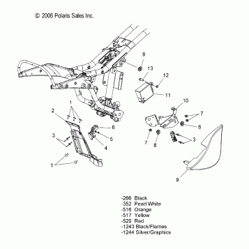 ELECTRICAL, FUSE BOX MOUNT/SIDE COVER, RH - V07XB26/BC26 ALL OPTIONS (49VICFUSEBOX07JACK)