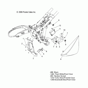 ELECTRICAL, FUSE BOX MOUNT/SIDE COVER, RH - V07CB26/CD26 ALL OPTIONS (49VICFUSEBOX07KING)