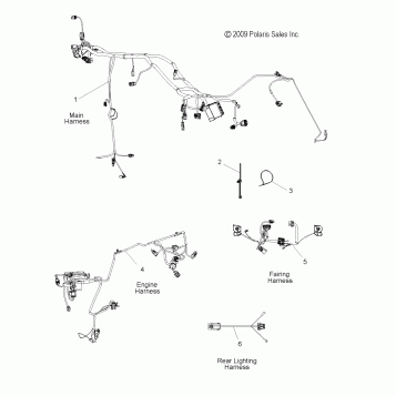 ELECTRICAL, WIRE HARNESSES - V10DB36DA/EB36DA ALL OPTIONS (49VICHARNESS10CC)