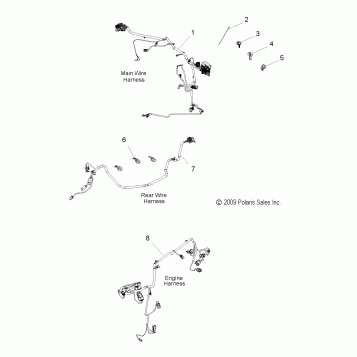 ELECTRICAL, WIRE HARNESSES - V10XB36DAP/LKP/XC36DN ALL OPTIONS (49VICHARNESS10JP)