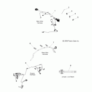 ELECTRICAL, WIRE HARNESSES - V10AB26/LB26 ALL OPTIONS (49VICHARNESS10VGS)