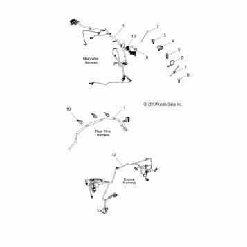 ELECTRICAL, WIRE HARNESSES - V15GA36NA/NAA/NAC/EA (49VICHARNESS11VGS)