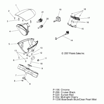 ELECTRICAL, HEADLIGHT - V08BC26/XB26 ALL OPTIONS (49VICHEADLIGHT08JP)