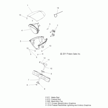 ELECTRICAL, HEADLIGHT - V12HS36/HA36 ALL OPTIONS (49VICHEADLIGHT12HMR)
