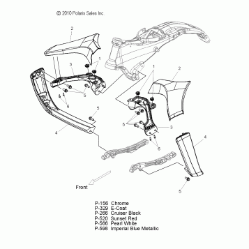 CHASSIS, HIGHWAY BAR - V11BB36/DB36/DC36/EB36 ALL OPTIONS (49VICHWYBAR11CC)