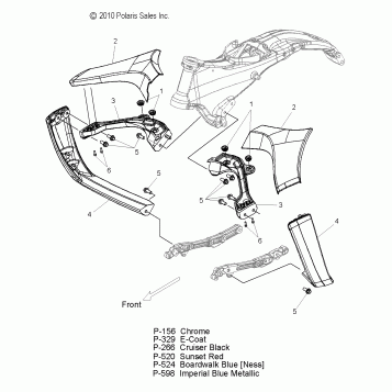 CHASSIS, HIGHWAY BAR - V12TW36/DW36/KW36 ALL OPTIONS (49VICHWYBAR12CC)
