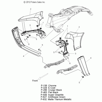 CHASSIS, HIGHWAY BAR - V13DW36/TW/KW/ZW ALL OPTIONS (49VICHWYBAR13CC)