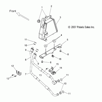 ENGINE, OIL COOLING SYSTEM - V08BC26/XB26 ALL OPTIONS (49VICOILCOOLING08VEGAS)