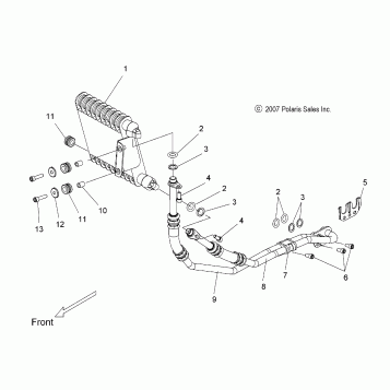 ENGINE, OIL COOLING SYSTEM - V15SW36 ALL OPTIONS (49VICOILCOOLING08VN)