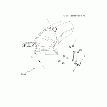 BODY, SEAT - V16YW36/UW36 ALL OPTIONS (49VICSEAT15MAG)