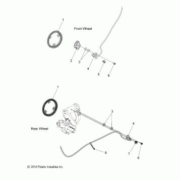 ELECTRICAL, SPEED SENSOR ASMS. (INTL ONLY) - V16LW36 ALL OPTIONS (49VICSENSOR15LW)
