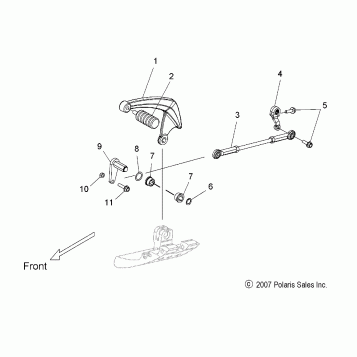 DRIVE TRAIN, SHIFT LINKAGE - V10DB36DA/EB36DA ALL OPTIONS (49VICSHIFTLINK08VN)
