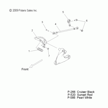 DRIVE TRAIN, SHIFT LINKAGE - V11XB36 ALL OPTIONS (49VICSHIFTLINK11JP)