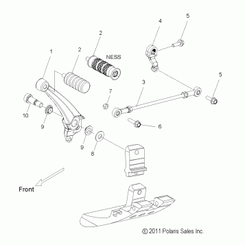 DRIVE TRAIN, SHIFT LINKAGE - V12TW36/DW36/KW36 ALL OPTIONS (49VICSHIFTLINK12CC)