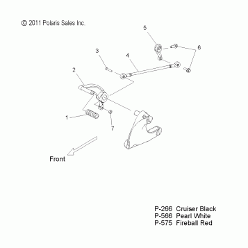 DRIVE TRAIN, SHIFT LINKAGE - V12XB36 ALL OPTIONS (49VICSHIFTLINK12JP)
