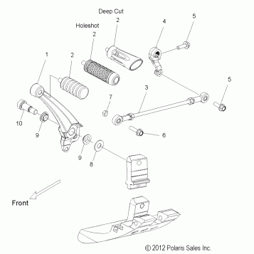DRIVE TRAIN, SHIFT LINKAGE - V13DW36/TW/KW/ZW ALL OPTIONS (49VICSHIFTLINK13CC)