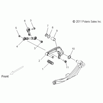 DRIVE TRAIN, SHIFT LINKAGE - V13MB36 ALL OPTIONS (49VICSHIFTLINK13S)