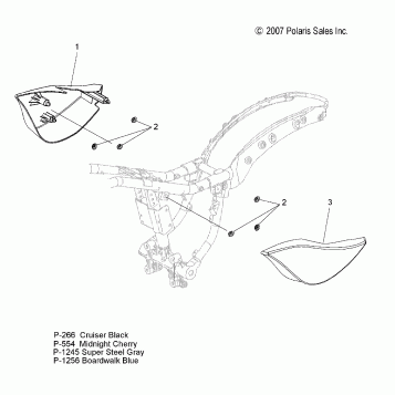 BODY, SIDE COVER - V08HB26/HS26 ALL OPTIONS (49VICSIDECVR08HMR)