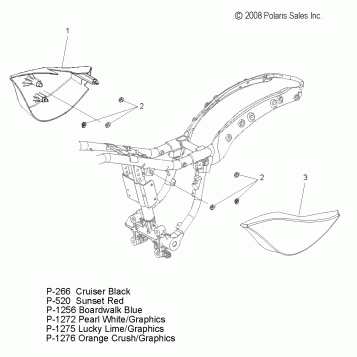 BODY, SIDE COVER - V09XB36/XC36 ALL OPTIONS (49VICSIDECVR09JP)