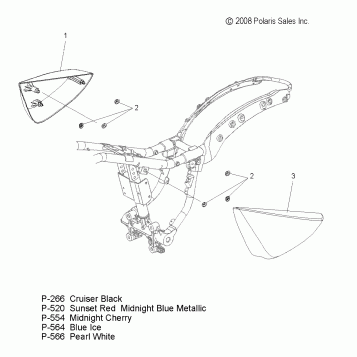BODY, SIDE COVER - V09AB26/GB26/LB26 ALL OPTIONS (49VICSIDECVR09VEGAS)
