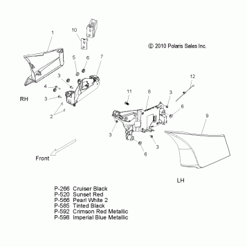 BODY, SIDE COVER - V11BB36/DB36/DC36/EB36 ALL OPTIONS (49VICSIDECVR11CC)