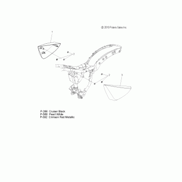 BODY, SIDE COVER - V11CA36/CB36 ALL OPTIONS (49VICSIDECVR11KP)