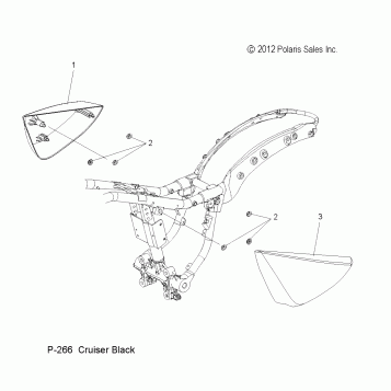 BODY, SIDE COVER - V15GA36NA/NAA/NAC/EA (49VICSIDECVR13VGS)
