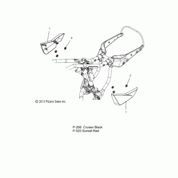BODY, SIDE COVER - V14RB36 ALL OPTIONS (49VICSIDECVR14B)