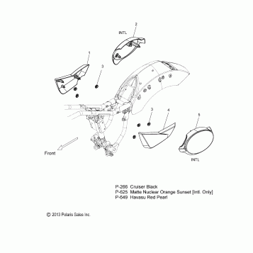 BODY, SIDE COVER - V14MB36 ALL OPTIONS (49VICSIDECVR14JDG)