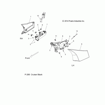 BODY, SIDE COVER - V16DA36 ALL OPTIONS (49VICSIDECVR15CC8)