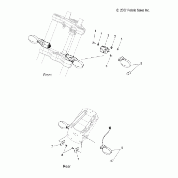 ELECTRICAL, TURN SIGNALS - V08HB26/HS26 ALL OPTIONS (49VICSIGNAL08HMR)