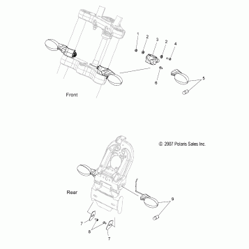 ELECTRICAL, TURN SIGNALS - V08BC26/XB26 ALL OPTIONS (49VICSIGNAL08JP)