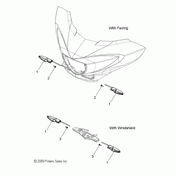 ELECTRICAL, TURN SIGNAL, FRONT - V10DB36DA/EB36DA ALL OPTIONS (49VICSIGNAL10CC)