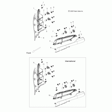 ELECTRICAL, TURN SIGNAL, FRONT - V15SW36 ALL OPTIONS (49VICSIGNAL10VN)