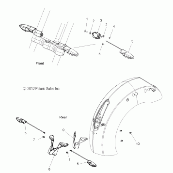 ELECTRICAL, TURN SIGNALS - V14RB36 ALL OPTIONS (49VICSIGNAL13R)